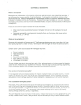 BACTERIAL MENINGITIS What is meningitis? Meningitis is an