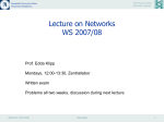 Lecture 1 / WS 2007/08