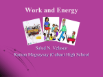 Work and Energy - philippinesleap4highschool