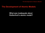 5.1 The Development of Atomic Models