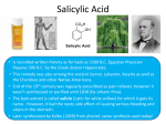 Cyclooxygenase (depicted above) inhibited by Salicylic Acid