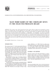 MAIN TRIBUTARIES OF THE CORONARY SINUS IN THE