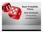 B i P b bilit Basic Probability Theory