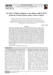 The Effect of Highly Pathogenic Avian Influenza (HPAI) H5N1