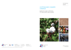 Cotton and Climate Change - International Trade Centre