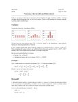 Variance, Bernoulli and Binomials