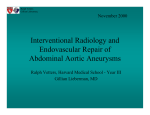 Interventional Radiology and Endovascular Repair of Abdominal