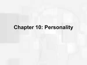 UNIT 10-Personality PP 2015-16