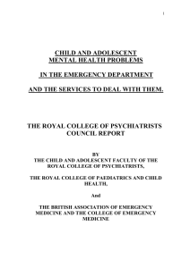 Introduction - Royal College of Psychiatrists