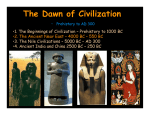 The Dawn of Civilization - Phillipsburg School District