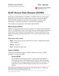 Graft Versus Host Disease - OSU Patient Education Materials
