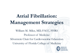 Atrial Fibrillation: Management Strategies