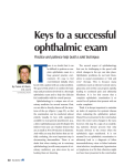 Keys to a successful ophthalmic exam