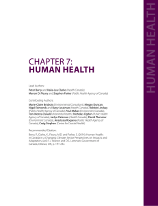 Chapter 7: Human Health