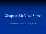 Chapter 32: Vital Signs