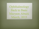 basic 2015 Ophthalmology Dr. M. A