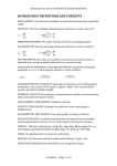 IB Mechanics definitions and concepts