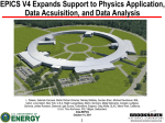 EPICS V4 Expands Support to Physics Application, Data Acquisition