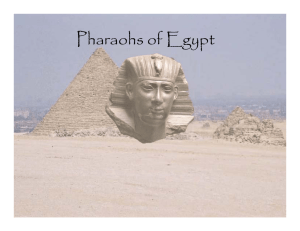 Pharaohs of Egypt - OwensHistory.info