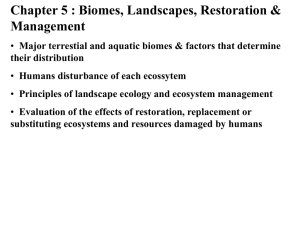 Principles of ecosystem management