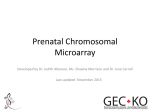 Prenatal Chromosomal Microarray