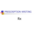 prescription writing - webteach.mc.uky.edu