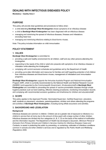 Policy statement - Bentleigh West Kindergarten