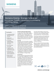 Siemens Energy Storage Solutions