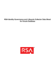 RSA Identity Governance and Lifecycle Collector Data