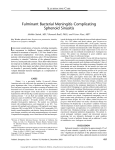 Fulminant Bacterial Meningitis Complicating Sphenoid