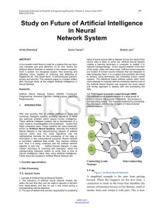 Study on Future of Artificial Intelligence in Neural Network