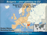 Bulgaria – your investment decision general ENG