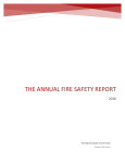 2016 Annual Fire Safety Report