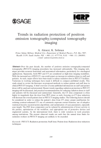 Trends in radiation protection of positron emission tomography