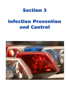 Section 3 Infection Prevention and Control
