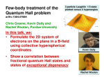 Few-body insights into the fractional quantum Hall effect