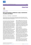 Novel psychoactive substances: types, mechanisms of action, and