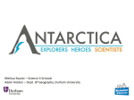 Why Antarctica?