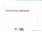 Module 6 Statistics Review