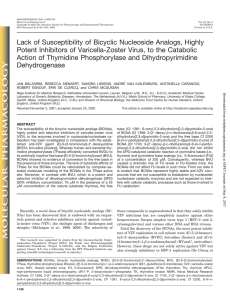 Lack of Susceptibility of Bicyclic Nucleoside Analogs, Highly Potent