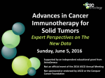 Advances in Cancer Immunotherapy for Solid Tumors
