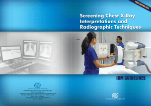 Screening Chest X-Ray Interpretations and Radiographic