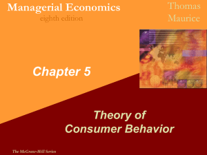 The McGraw-Hill Series Managerial Economics