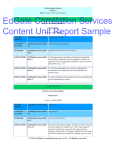 View a sample Content Unit Report