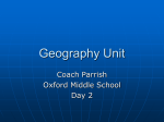 Geography Unit - Oxford School District