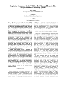 (UAVs) as an Element of the Integrated Ocean Observing System