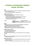 Minimal Image Criteria - UTHSCSA Emergency Medicine