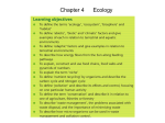 Chapter 4 Ecology