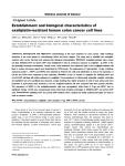 Establishment and biological characteristics of oxaliplatinresistant