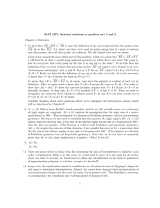 MAT 3271: Selected solutions to problem sets 2 and 3 Chapter 1